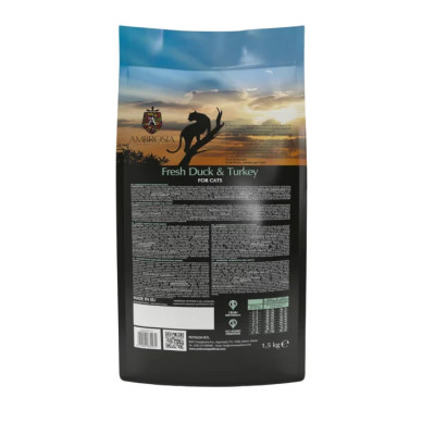 Ambrosia Steril Cat rata proaspata si curcan, hrana pisici, 1.5 kg