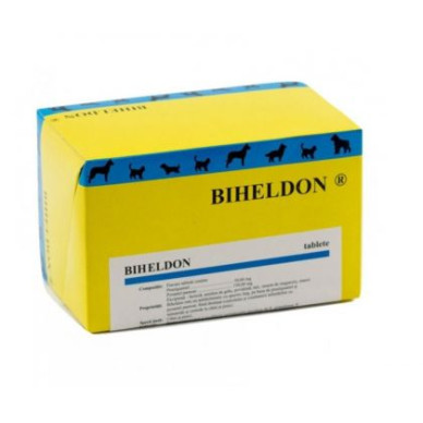 Biheldon – Antiparazitar Intern pentru Câini și Pisici – 50 Comprimate