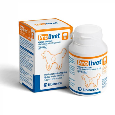 Prolivet Bioiberica – Supliment Hepatoprotector pentru Câini de Talie Medie – 30 Capsule