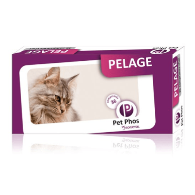 Pet Phos Felin Pelage Ceva - Supliment Pentru Pisici 3x12 Tablete