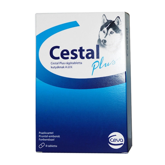 Cestal Plus – Antiparazitar Intern pentru Câini – 8 Tablete