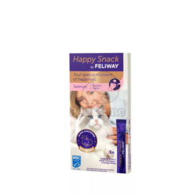 FELIWAY Happy Snack Somon, 15 g x 6 buc – recompense calmante pentru pisici