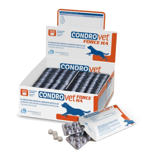 Condrovet Force HA Small Breed – Supliment Articular pentru Câini de Talie Mică – Blister 10 Comprimate