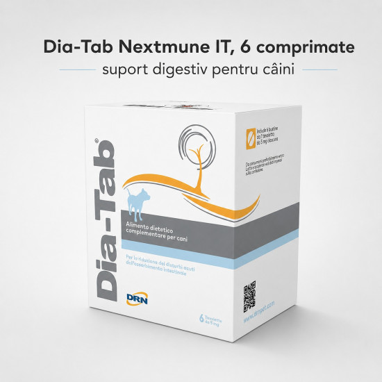 Dia-Tab Nextmune IT, 6 comprimate – suport digestiv pentru câini