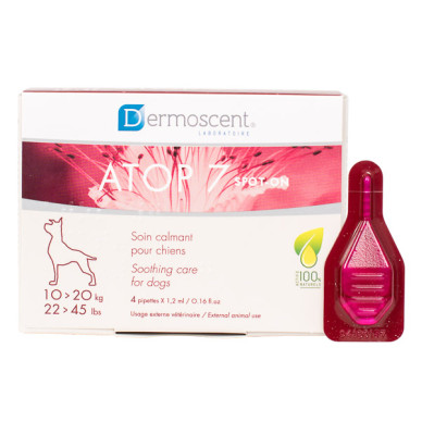 Dermoscent Atop 7 Spot-On 10–20 kg, 4 pipete – suport dermatologic