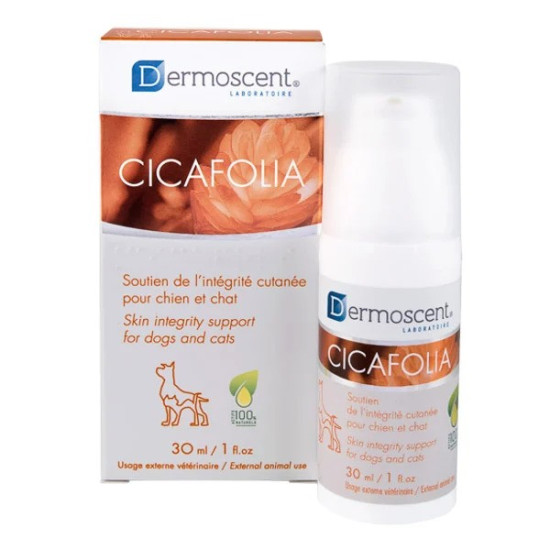 Dermoscent Cicafolia – Lichid Dermatologic Regenerant pentru Câini și Pisici, 30 ml