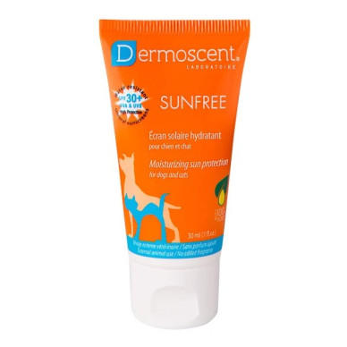 Dermoscent SunFREE SPF 30 – Cremă de Protecție Solară pentru Câini și Pisici – 30 ml
