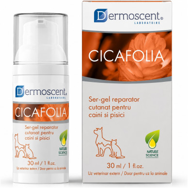 Dermoscent Cicafolia – Lichid Dermatologic Regenerant pentru Câini și Pisici, 30 ml