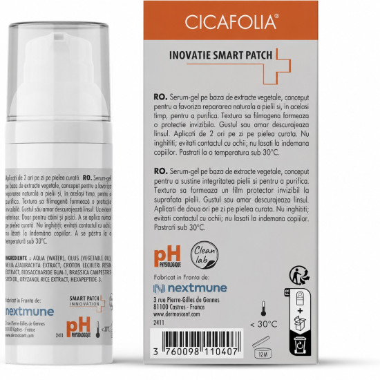 Dermoscent Cicafolia – Lichid Dermatologic Regenerant pentru Câini și Pisici, 30 ml