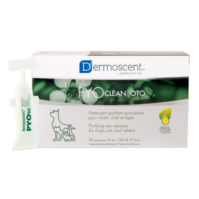 Dermoscent Pyoclean Oto, solutie otica caini si pisici, 10x5 ml