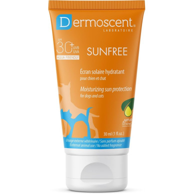 Dermoscent SunFREE SPF 30 – Cremă de Protecție Solară pentru Câini și Pisici – 30 ml