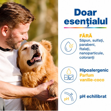 Douxo S3 Pyo Mousse – Spumă Antimicrobiană fără Clătire pentru Câini și Pisici – 150 ml