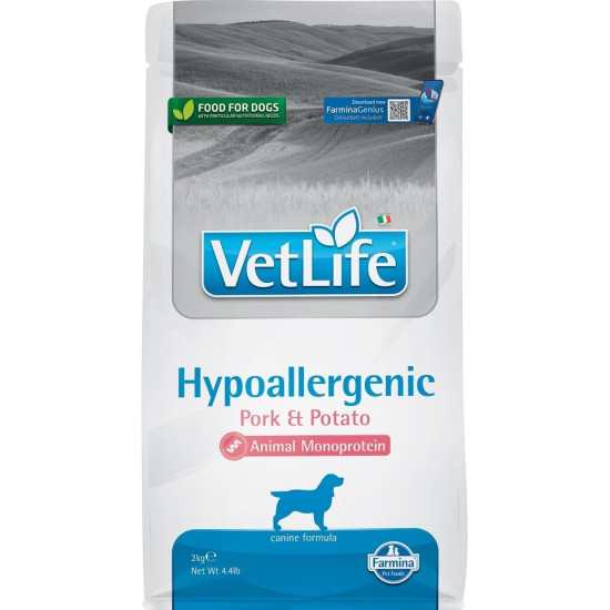 Farmina Vet Life Hypoallergenic peste & cartof 12 kg Hrana uscata caini cu alergii alimentare