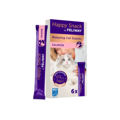 FELIWAY Happy Snack Somon, 15 g x 6 buc – recompense calmante pentru pisici