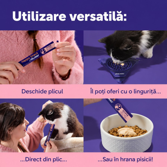 FELIWAY Happy Snack Somon, 15 g x 6 buc – recompense calmante pentru pisici