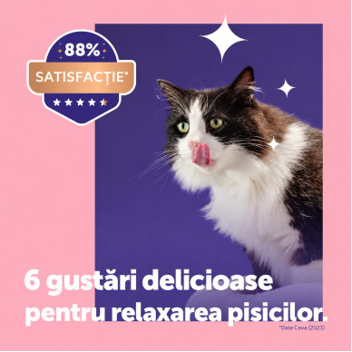 FELIWAY Happy Snack Somon, 15 g x 6 buc – recompense calmante pentru pisici