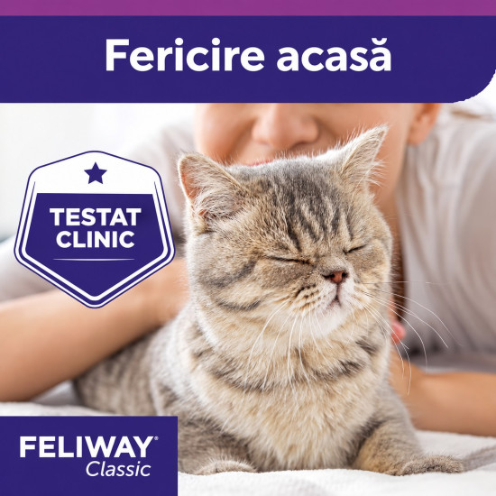 Feliway Classic Spray, 60 ml – feromoni pentru reducerea stresului la pisici