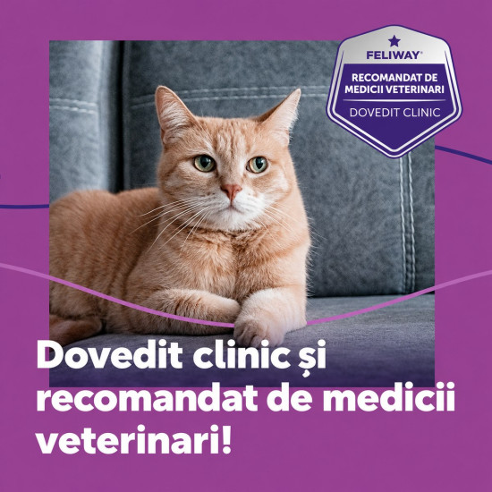 Feliway Classic Spray, 60 ml – feromoni pentru reducerea stresului la pisici