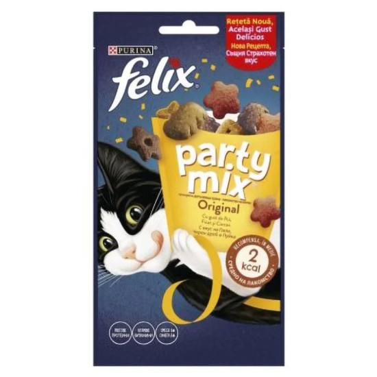 Felix Party Mix Original Mix – recompense pentru pisici adulte, 60 g