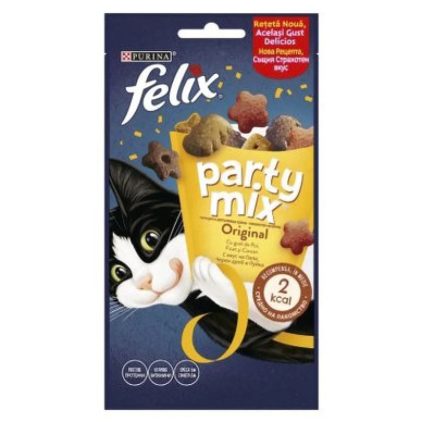 Felix Party Mix Original Mix – recompense pentru pisici adulte, 60 g