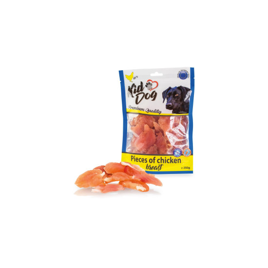 KidDog Recompense Pentru Caini, Piept de Pui, 250 g