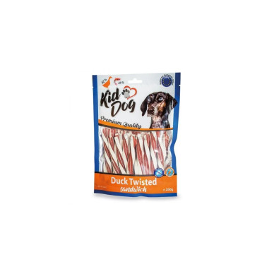 KidDog Sandwich de Rață și Cod Răsucit 250 g, recompense pentru câini