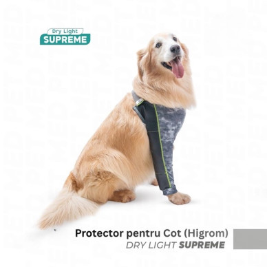 Protector pentru Cot (Higrom) – Protecție Articulară pentru Câini Nr. 6 (Circumferință Toracică 65–78 cm)