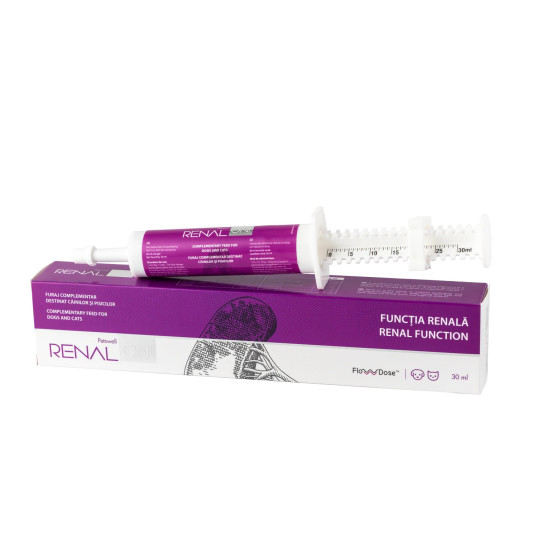 Petswell Renal-ON – Supliment Lichid pentru Susținerea Funcției Renale la Câini și Pisici, 30 ml