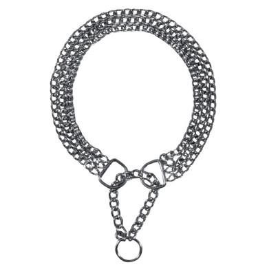 Zgarda Lanț cu Trei Rânduri Semi-strangulantă pentru Câini Trixie, L–XL: 55 cm / 2.5 mm, 2267