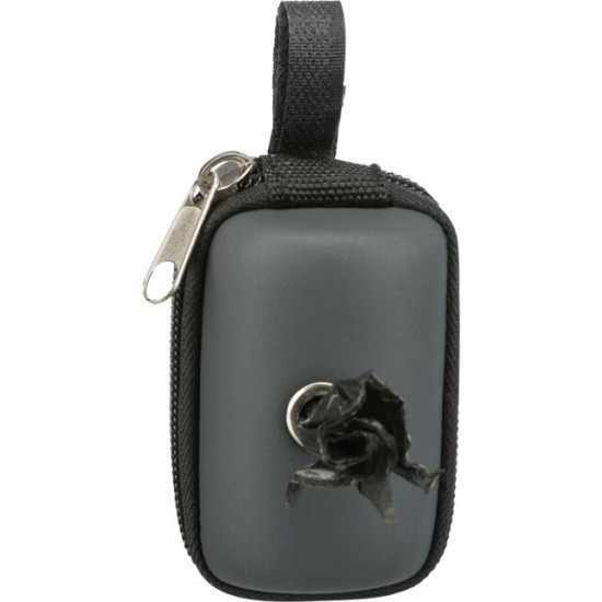 Dispenser Pungi Igienice cu Husă din Piele Artificială, 1 rolă / 20 buc, Diverse Culori