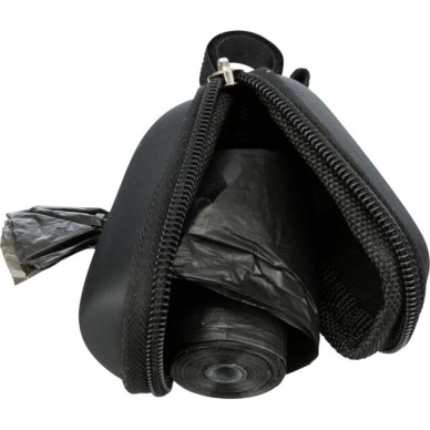 Dispenser Pungi Igienice cu Husă din Piele Artificială, 1 rolă / 20 buc, Diverse Culori