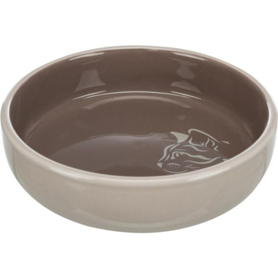 Castron Ceramic pentru Pisici, 0.3 l / 15 cm, Diverse Culori