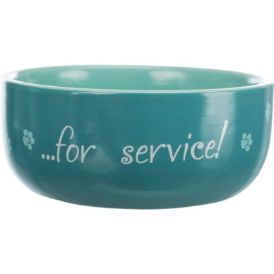 Castron Ceramic pentru Pisici, 0.3 l / 11 cm, Diverse Culori