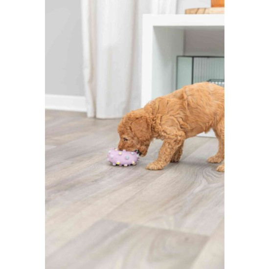 Jucărie pentru Câini, Junior, Mini Inel din Latex, 8 cm, Diferite Culori