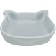 Castron Ceramic pentru Pisici, Formă Cap Pisică, 0.25 l / 12x12 cm, Diverse Culori