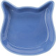 Castron Ceramic pentru Pisici, Formă Cap Pisică, 0.25 l / 12x12 cm, Diverse Culori