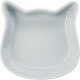 Castron Ceramic pentru Pisici, Formă Cap Pisică, 0.25 l / 12x12 cm, Diverse Culori