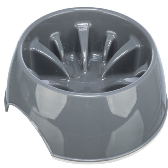 Castron Plastic Hrănire Lentă, 0.8 l / 20 cm, Diverse Culori