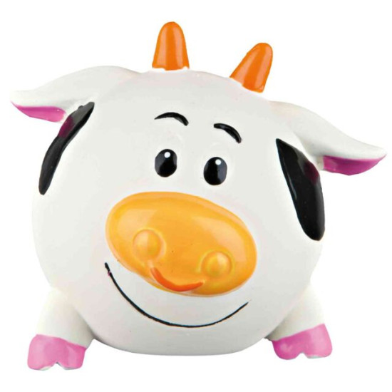 Jucărie pentru Câini, Minge Animăluț, Latex, cu Sunet, 6 cm, Diferite Modele