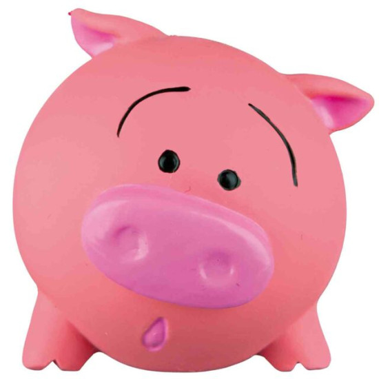 Jucărie pentru Câini, Minge Animăluț, Latex, cu Sunet, 6 cm, Diferite Modele
