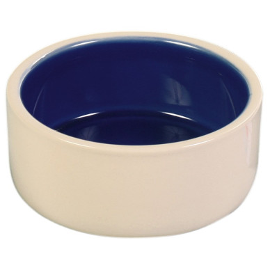 Castron Ceramic, 0.3 l / 12 cm, Crem / Albastru
