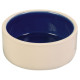 Castron Ceramic, 0.3 l / 12 cm, Crem / Albastru