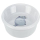Castron Ceramic Pentru Pisici, 0.25 l/13 cm, Gri