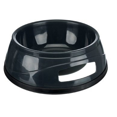 Castron Plastic Antiderapant Greu, 0.3 l / 12 cm, Diverse Culori