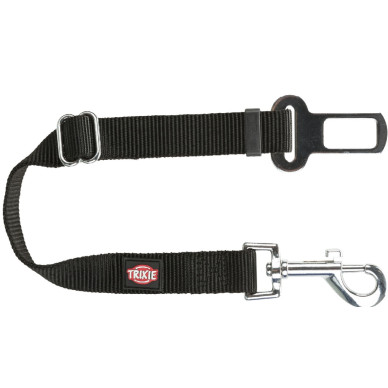 Centură de Siguranță Auto pentru Câini, XS–S: 30–45 cm / 20 mm, Negru