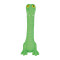 Jucărie pentru Câini, Longie Crocodil, Latex, cu Sunet, 18 cm, Verde