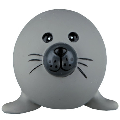 Jucărie pentru Câini, Minge Animăluț, Latex, cu Sunet, 6 cm, Diferite Modele