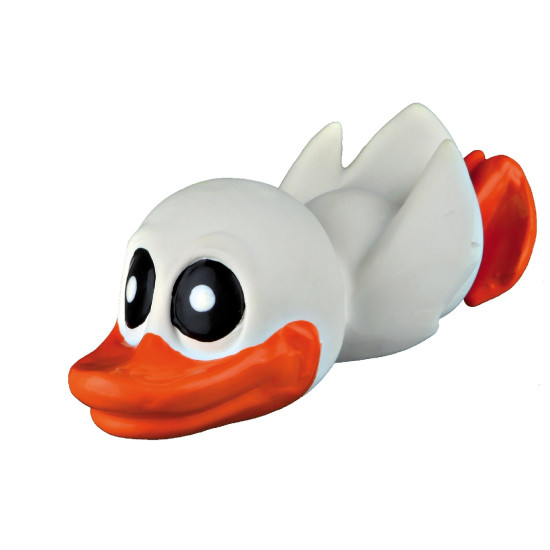 Jucărie pentru Câini, Rață din Latex, cu Sunet, 13 cm