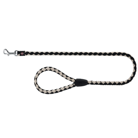 Lesă Cavo Coardă Trixie, S-M: 1.00 m / 12 mm, Negru / Grafit, 143420