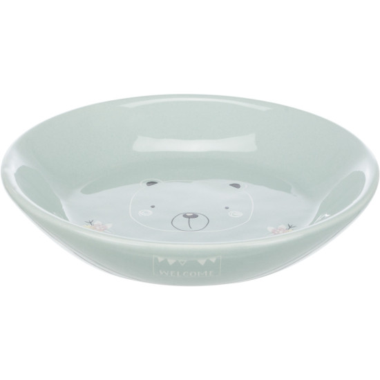 Trixie – castron ceramic pentru pui de câine și pisică, Junior, 0,2 L / 14 cm, diverse culori